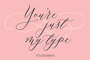 Lady Slippers Loops, a Script Font by STUDIOWAYS (Thumbnail 4 of 6)