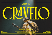 Cravelo - Vintage Rounded Serif, a Serif Font by Pandeka Studio (Thumbnail 1 of 13)