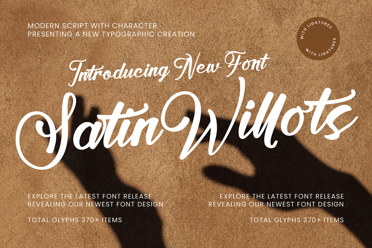 Satin Willots, a Script Font by operatype.co (Photo 1 of 8)