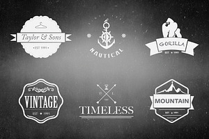 Hipster Logo/Badges Templates Vol.1