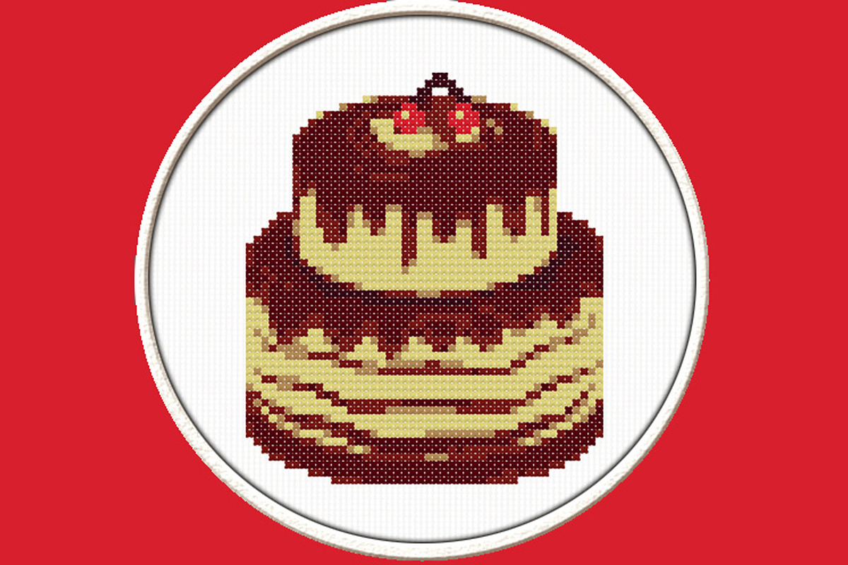 Wedding Cake PDF Cross Stitch Patter, a Print Template by Kseniya-Omega (Photo 1 of 2)