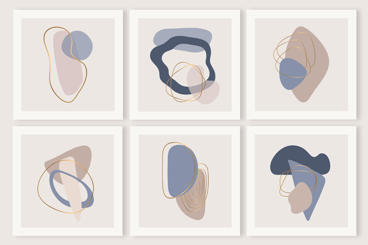Organic Abstract Shapes - SCINTILLA, an Illustration by Eesome Design Studio (Photo 7 of 11)