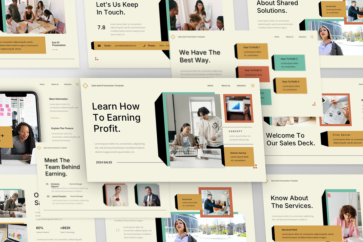 Earning - Sales Deck Keynote, a Presentation Template by MtvtdArt (Photo 2 of 6)