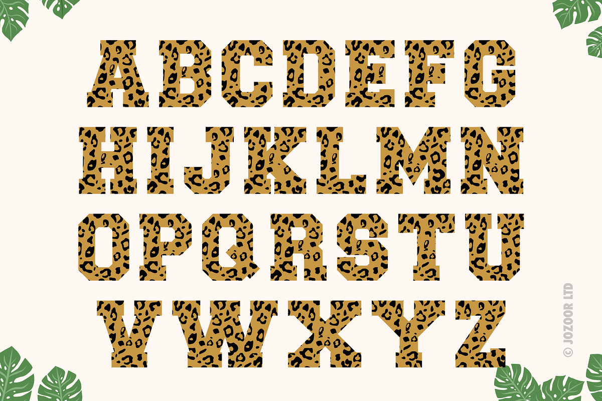 Leopard Font, a Font by Jozoor (Photo 3 of 4)