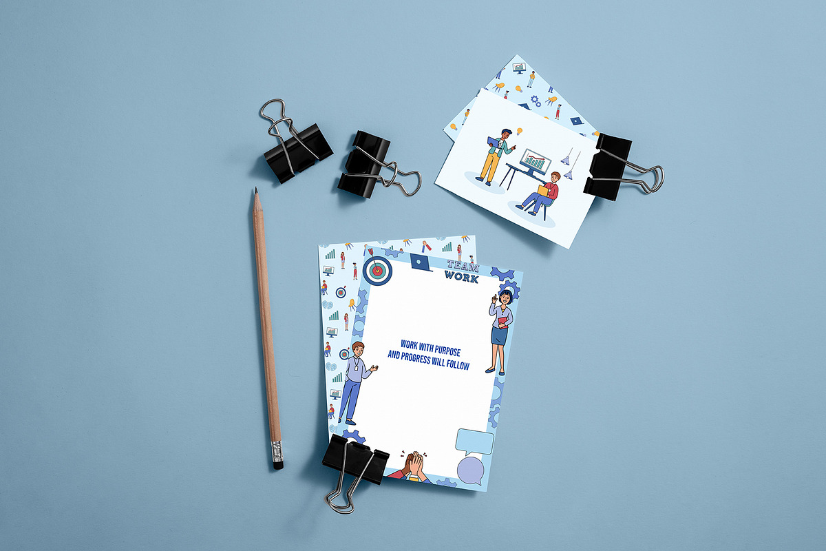 Teamwork Flow – Digital Hand-Drawn, a Work Illustration by CreativeValuation (Photo 6 of 11)