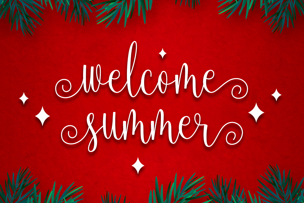 Merry Christmas, a Script Font by Artkenza (Photo 6 of 9)