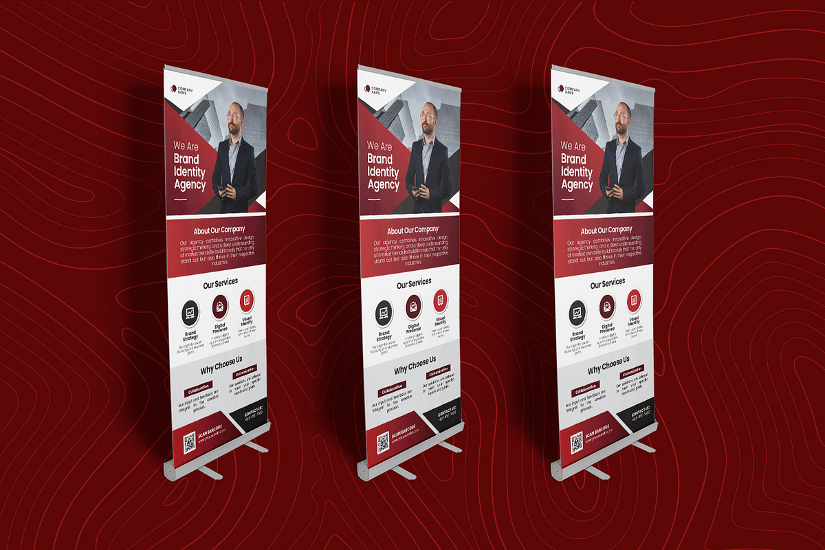 Hyfort Studio - Roll Up Banner, a Print Template by Esensifiksi.studio (Photo 2 of 2)