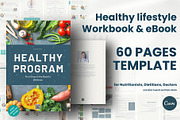 Healthy lifestyle workbook template, a Magazine Template by Handy Template (Thumbnail 1 of 24)