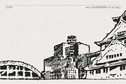 Japan Skylines, a Work Illustration by TheMountBirdStudio (Thumbnail 3 of 8)