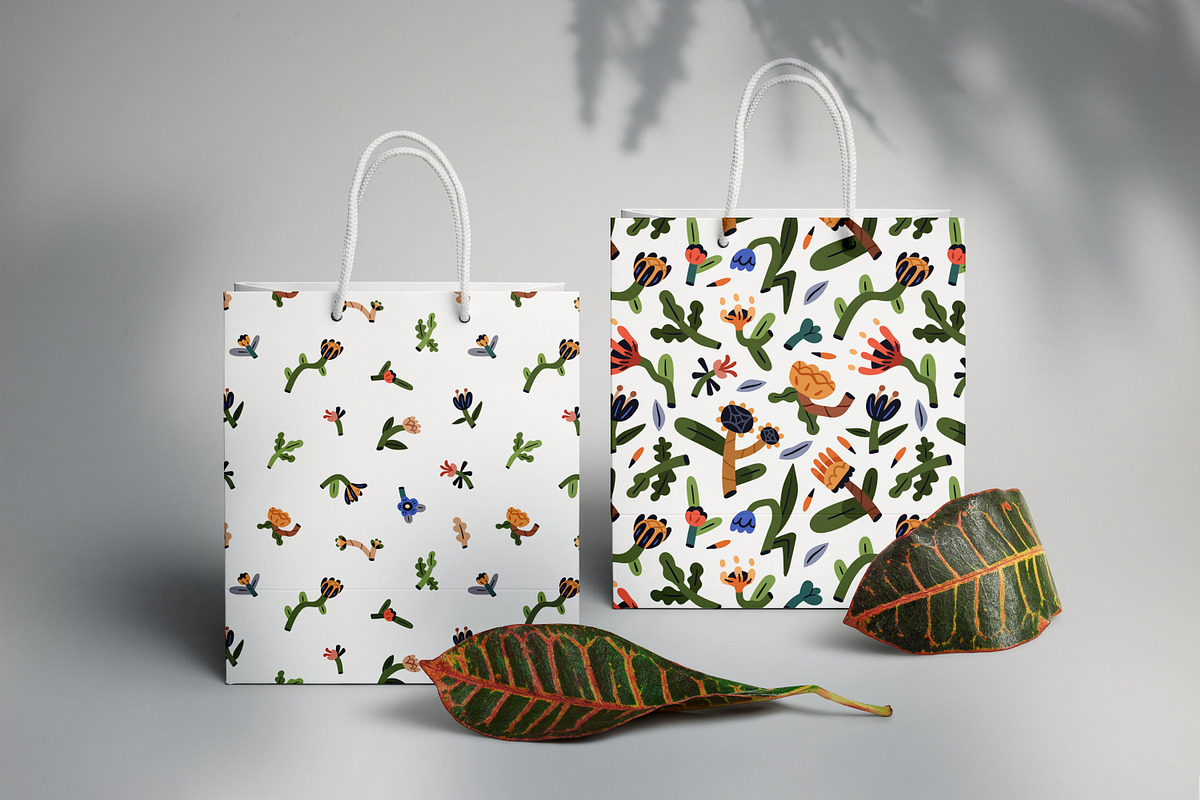 Abstract flowers, seamless patterns, a Pattern Graphic by Good Studio (Photo 10 of 11)