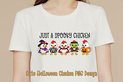 Cute Halloween Chicken PNG Design, a Seasonal Illustration by Adalin Shop (Thumbnail 1 of 4)