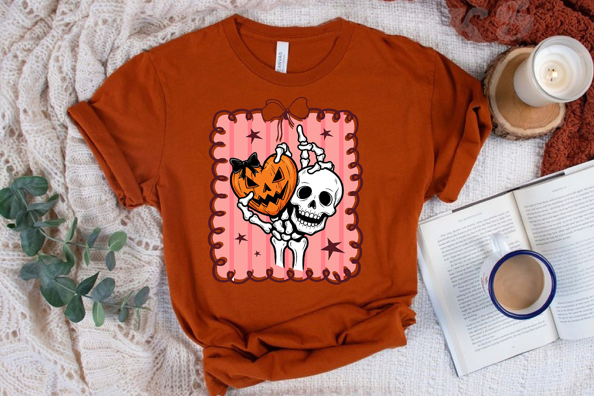 Halloween Skull Heart Hand-Drawn, an Icon by CreationArt (Photo 4 of 5)