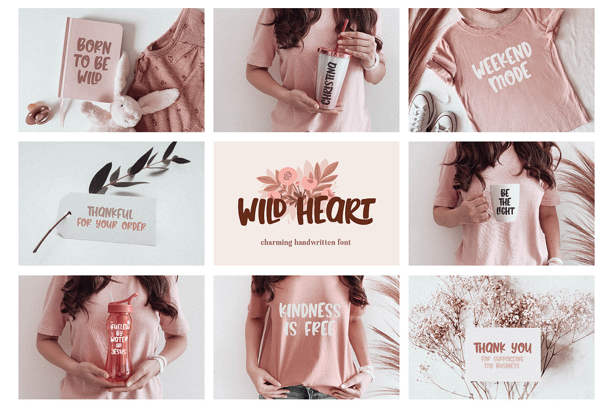 Crafty Bundle - 13 Handwritten Fonts, a Script Font by BarcelonaShop (Photo 8 of 11)