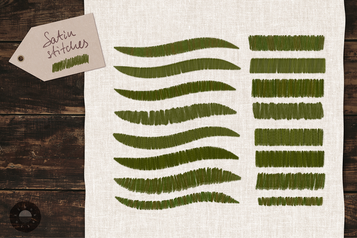 Embroidery brushes for Procreate, a Brush Add-On by bokettori (Photo 11 of 16)