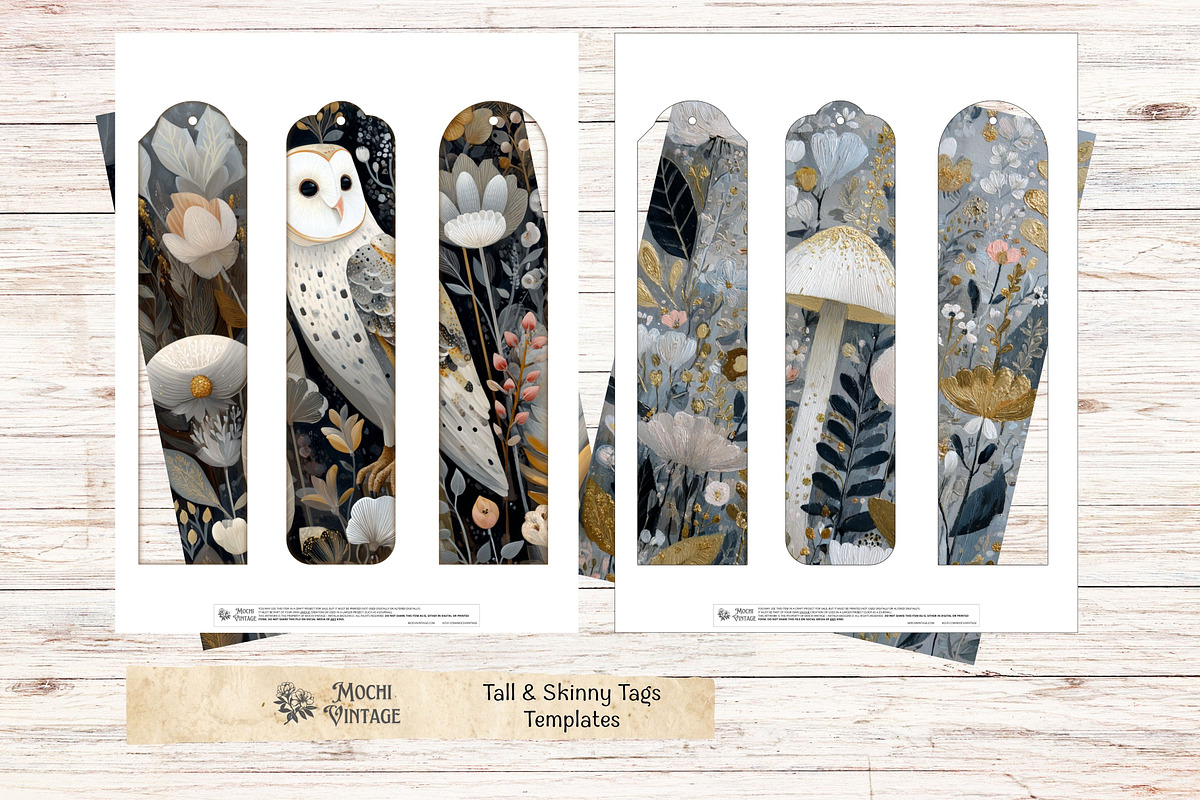 Gift Tags Template Canva Affinity, a Card Template by Print Haven Mochi Vintage (Photo 1 of 3)
