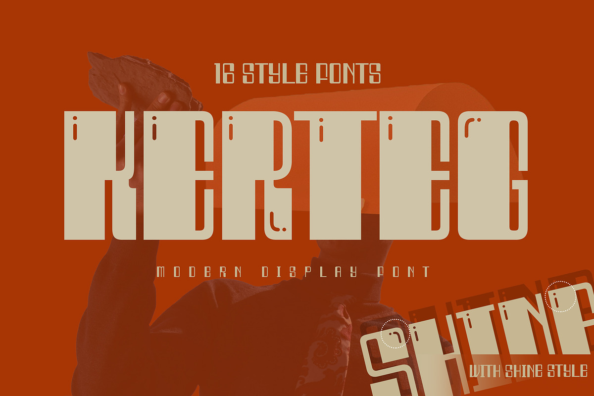 Kerteg, a Font by ArimaType (Photo 1 of 10)