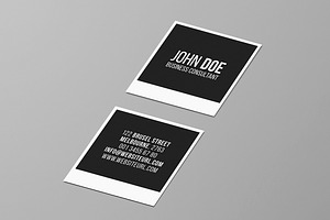 Square Photography Business Card 2