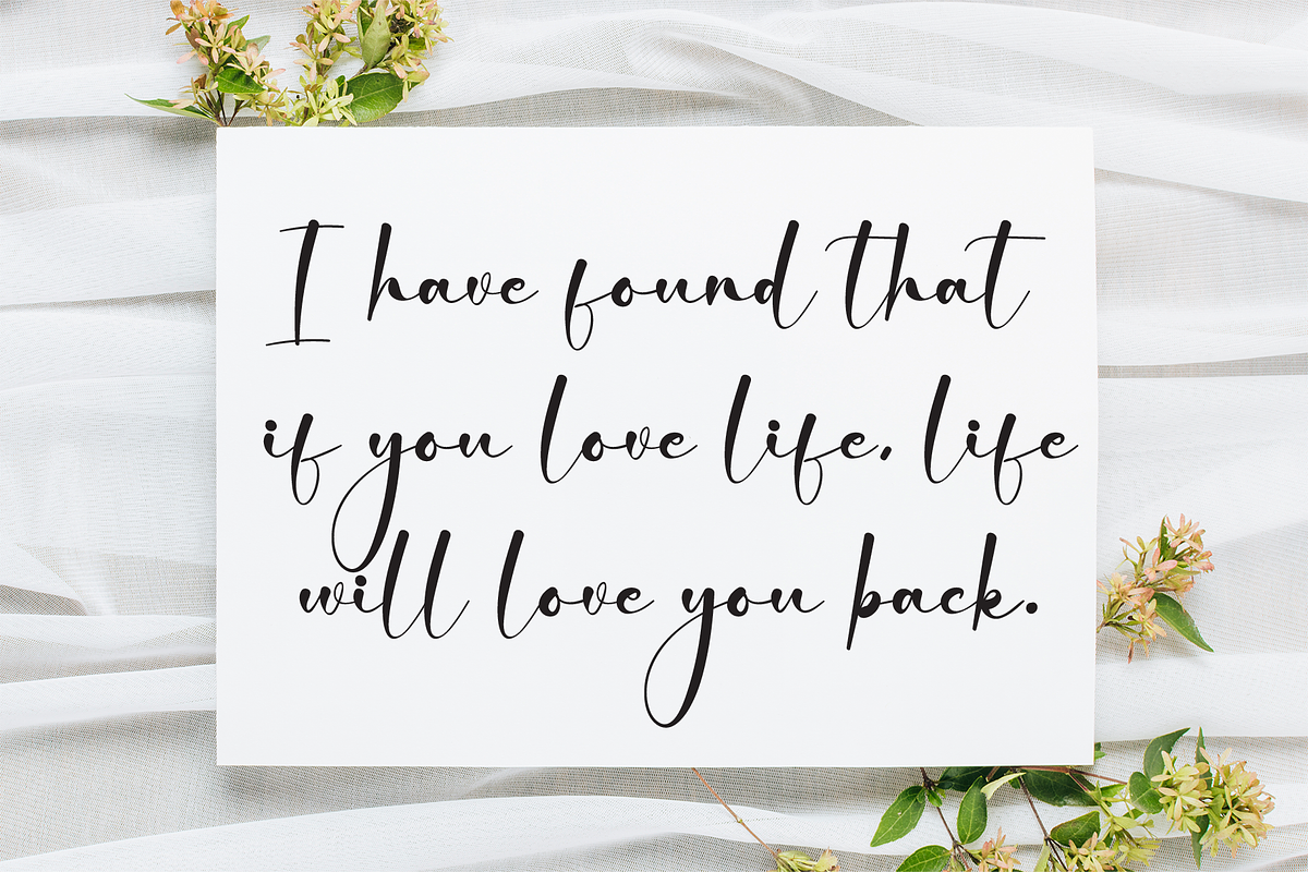 Dancer Christmas | Script Font, a Handwritten Font by Scratchones (Photo 3 of 8)