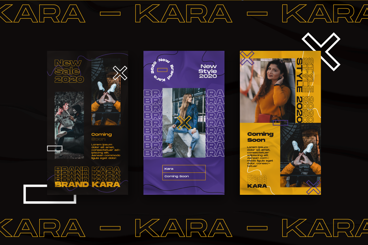 Kara Story & Feed Instagram Template, a Social Media Template by Inkofert (Photo 10 of 12)