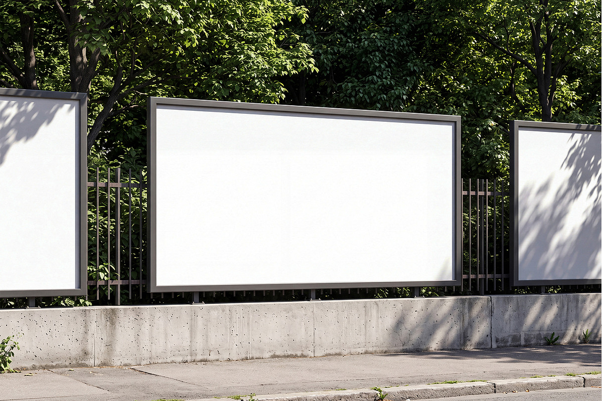 Street Billboard Advertising Mockup, an Advertising Mockup by graphypix (Photo 4 of 4)