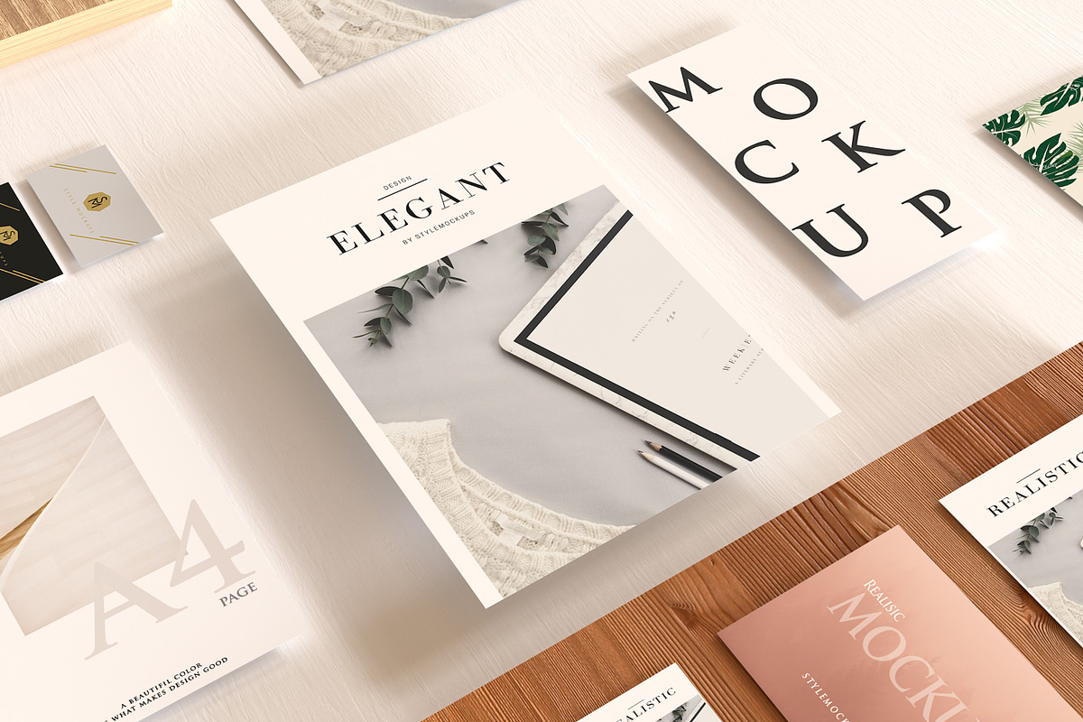 Brand - Paper Mockups, a Product Mockup by StyleMockups (Photo 3 of 11)