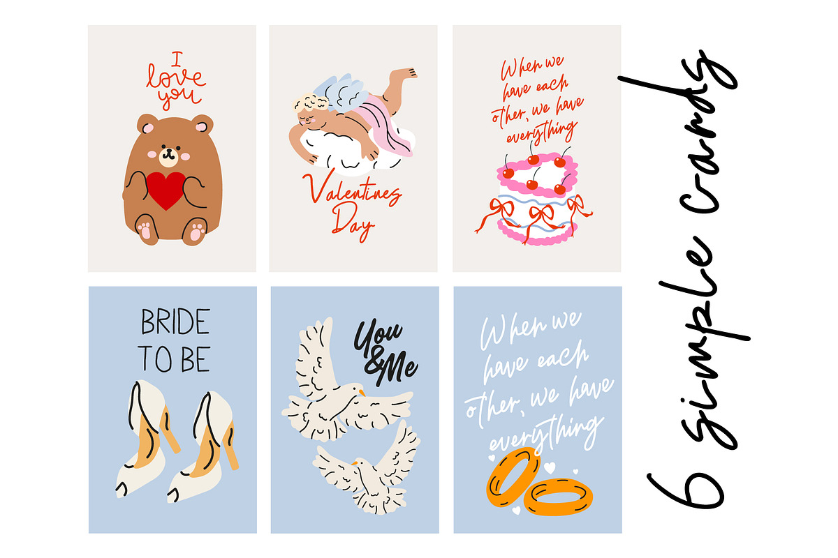 Amore. Valentine's Day Clipart, a Decorative Illustration by Luamor (Photo 5 of 7)