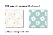 Floral Daisy Pattern. Fabric Design, a Pattern Graphic by AvaAva (Thumbnail 2 of 3)