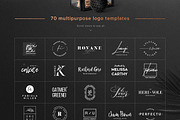 70 Elegant Logos (Extended License), a Branding & Logo Template by William Hansen (Thumbnail 2 of 4)
