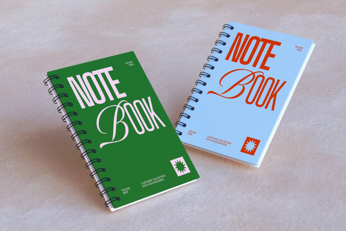 Ring Notebook Mockup, a Books & Magazine Mockup by graphicook