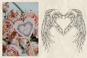 Victorian Hearts & Wings + Procreate, a Decorative Illustration by Skliarova (Thumbnail 8 of 10)