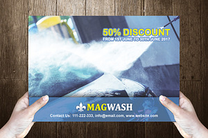 Washi Post Card Template