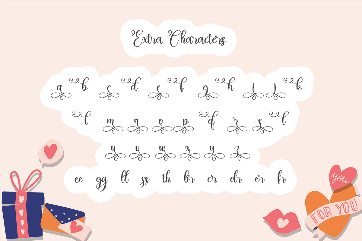 Bright Vibes Font, a Script Font by Lollipop Hand Drawn (Photo 5 of 6)