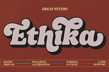 Ethika - Retro Serif Font