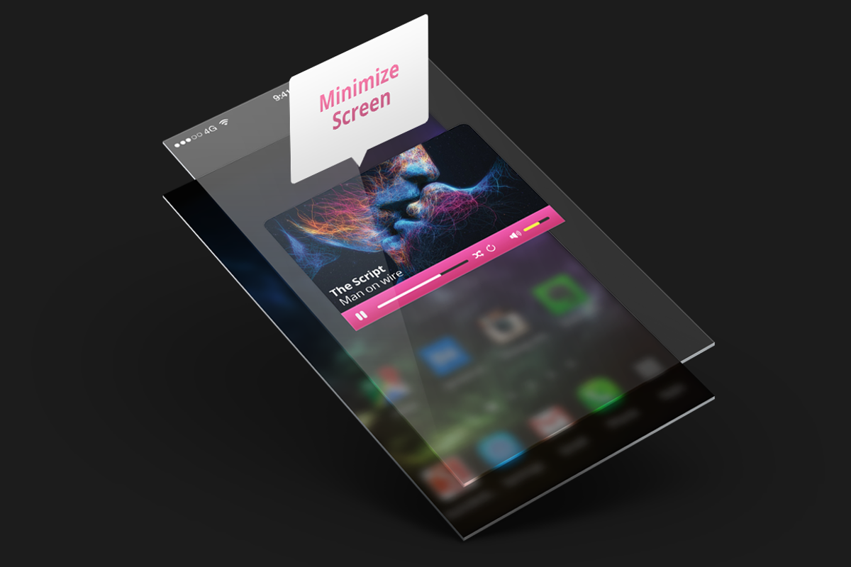 Muzic (Music App UI), an UI Kit Template by Rebound  (Photo 4 of 6)