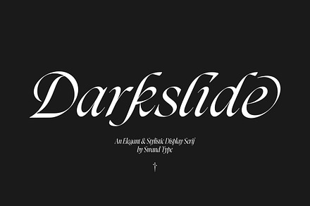 Darkslide - Elegant Display Serif