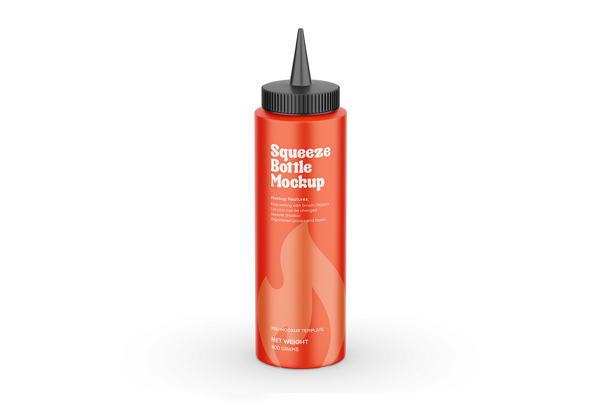 Plastic Squeeze Bottle Mockup, a Packaging Mockup by Dev.Rawat21 (Photo 7 of 7)
