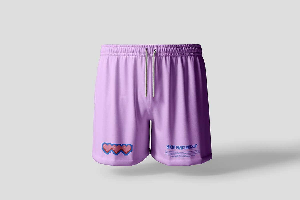 Short Pants Mockup, a Bottom Mockup by VanillineGraph (Photo 2 of 7)