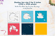 3D Papercut Dragon head with castle, a Card Template by Boo Guevara Shop (Thumbnail 2 of 3)