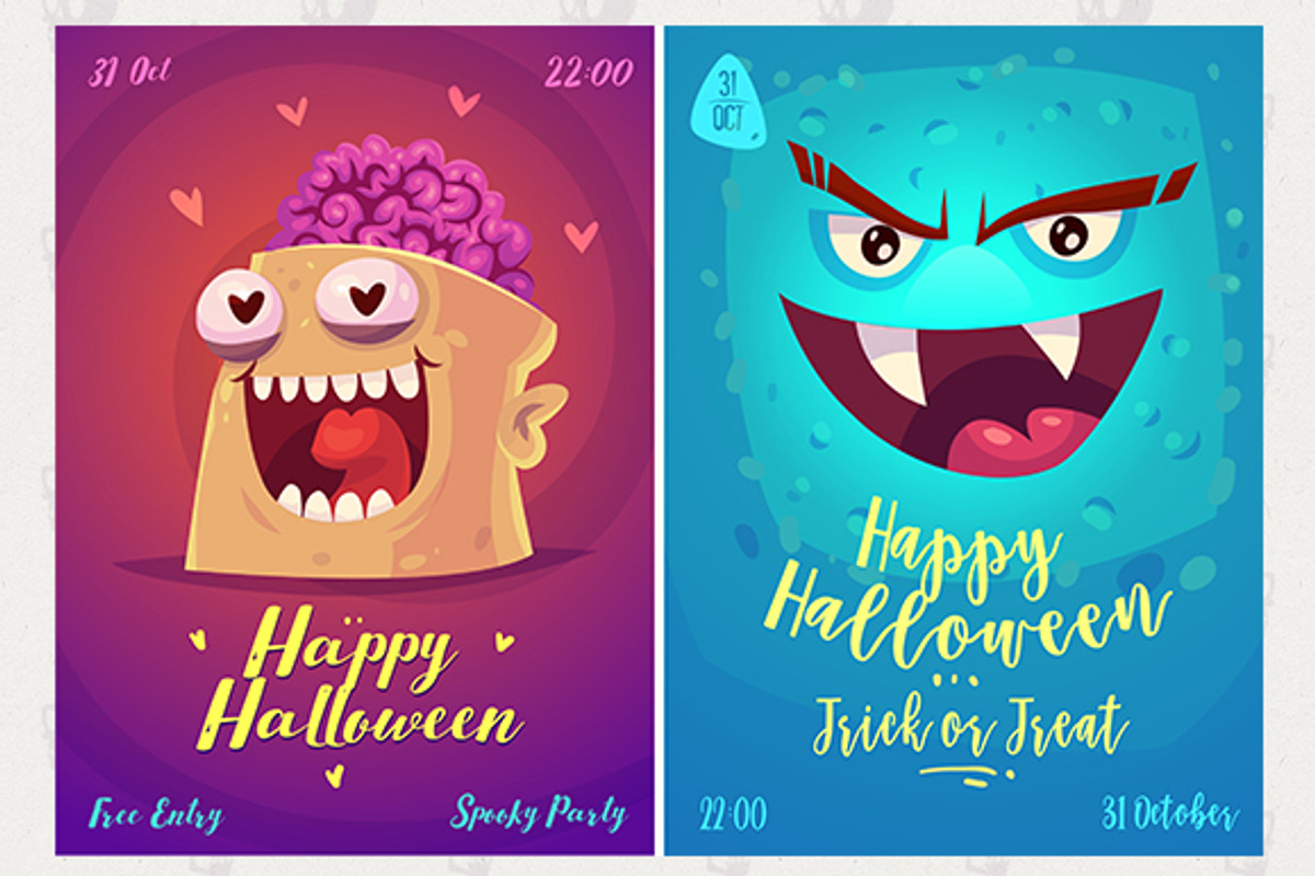 Halloween posters #10, a Decorative Illustration by Krolone