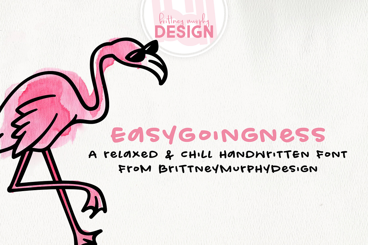 Easygoingness, a Font by Brittney Murphy Design (Photo 1 of 3)
