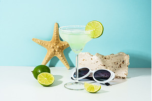 Margarita cocktail. Summer alcohol, a Food & Drink Photo by Nadia-nb