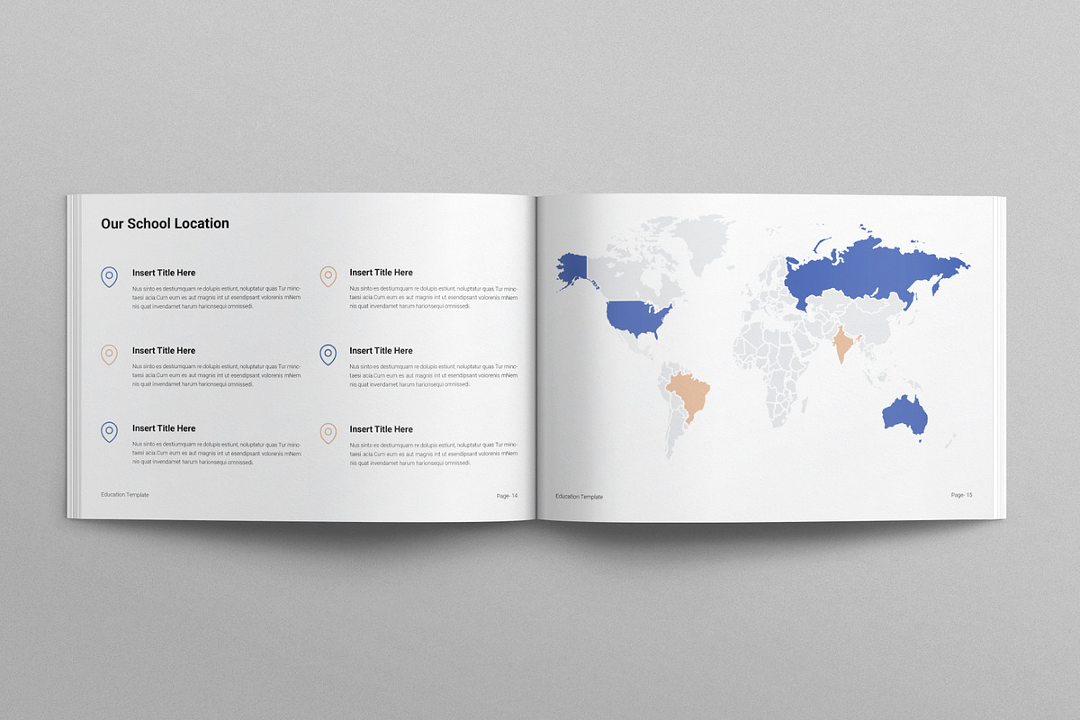 Education Template Landscape, a Brochure Template by E-Type (Photo 6 of 7)
