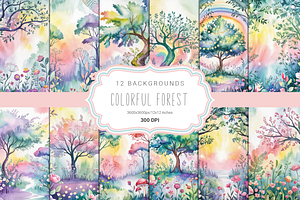 Colorful Woodland