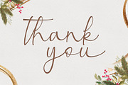 Christmas Leaf - Modern Calligraphy, a Handwritten Font by alifryanzulfikar (Thumbnail 9 of 9)
