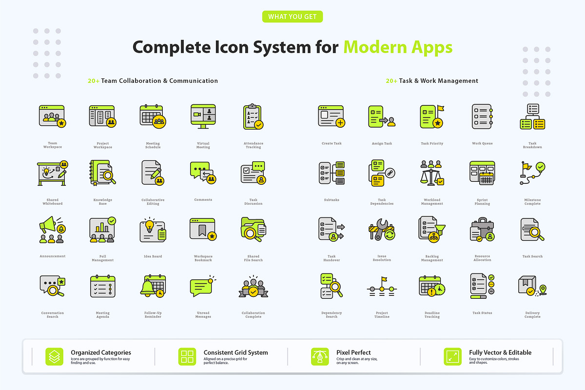 Employee Workspace Management Icons, an Outline Icon by vexper (Photo 3 of 7)
