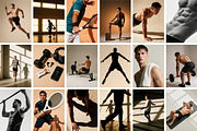 100 Men Workout Stock Photos Bundle, a Sports & Recreation Photo by Selenique Studio (Thumbnail 8 of 20)