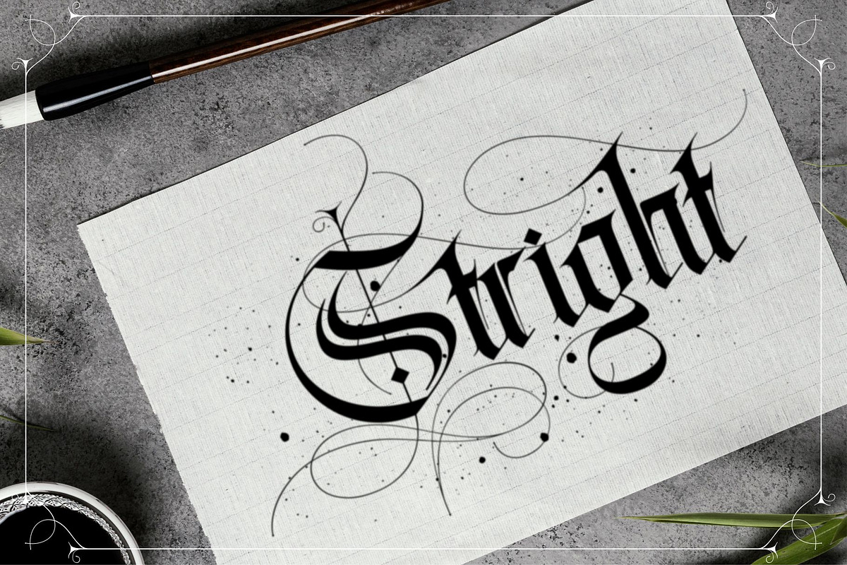 Sallfrog, a Blackletter Font by ismanayuda (Photo 2 of 7)