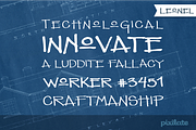 Leonel Architect Font, a Font by Letradora (Thumbnail 2 of 4)