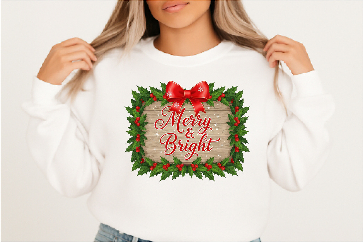 Merry and Bright PNG, an Illustration by DreamArtGraphic (Photo 2 of 5)
