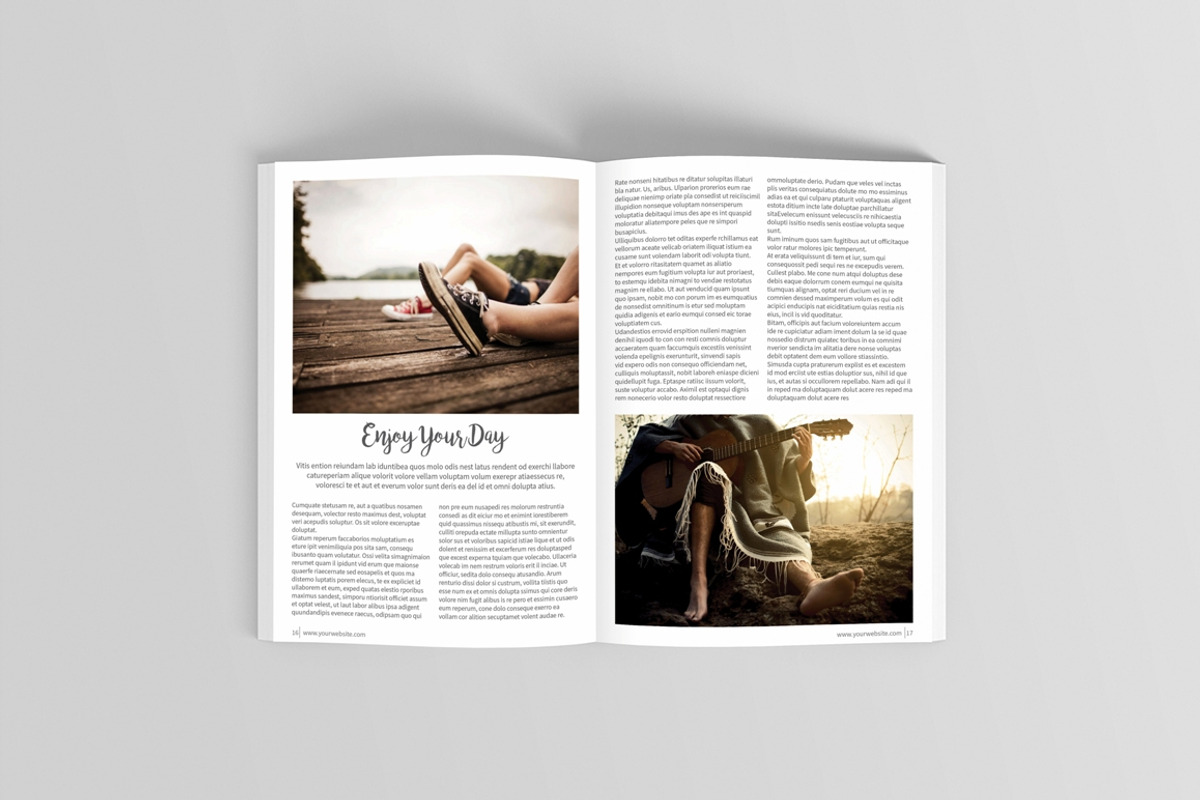 Magazine Template, a Magazine Template by BoriesBechker (Photo 10 of 18)
